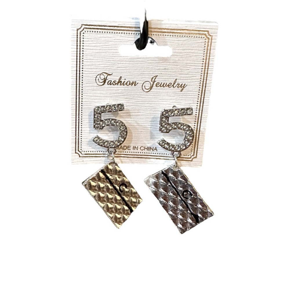 Silver earrings- super cute!